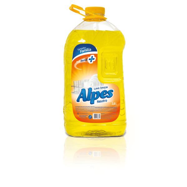 Detergente Lava Louça Alpes Neutro - 3,6L